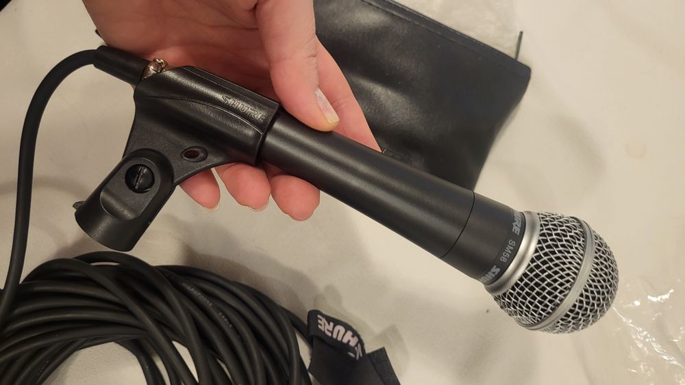 Microfon Shure și cablu XLR 10m
