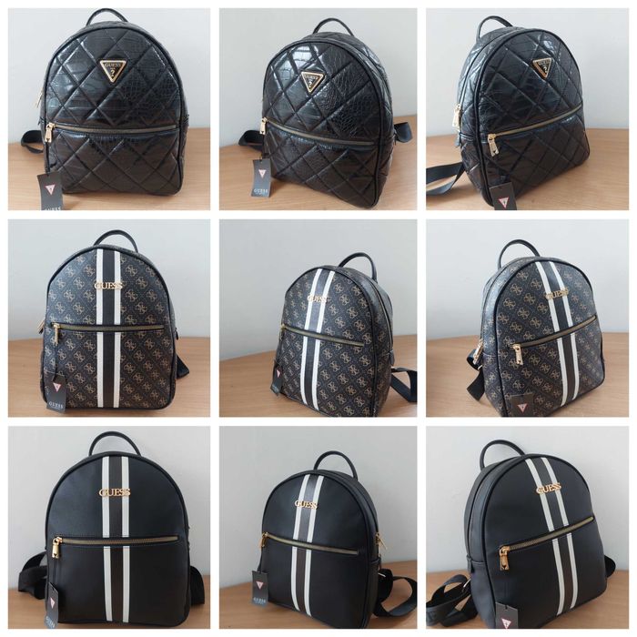 Дамска чанта тип раница дамска раница guess