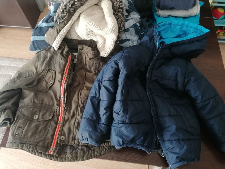 Лот зимни дрехи, якета и грейка