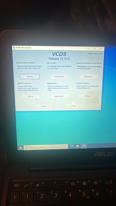 Vcds cu laptop și încărcător