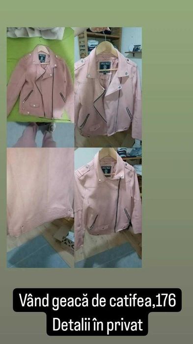 Geacă  din catifea