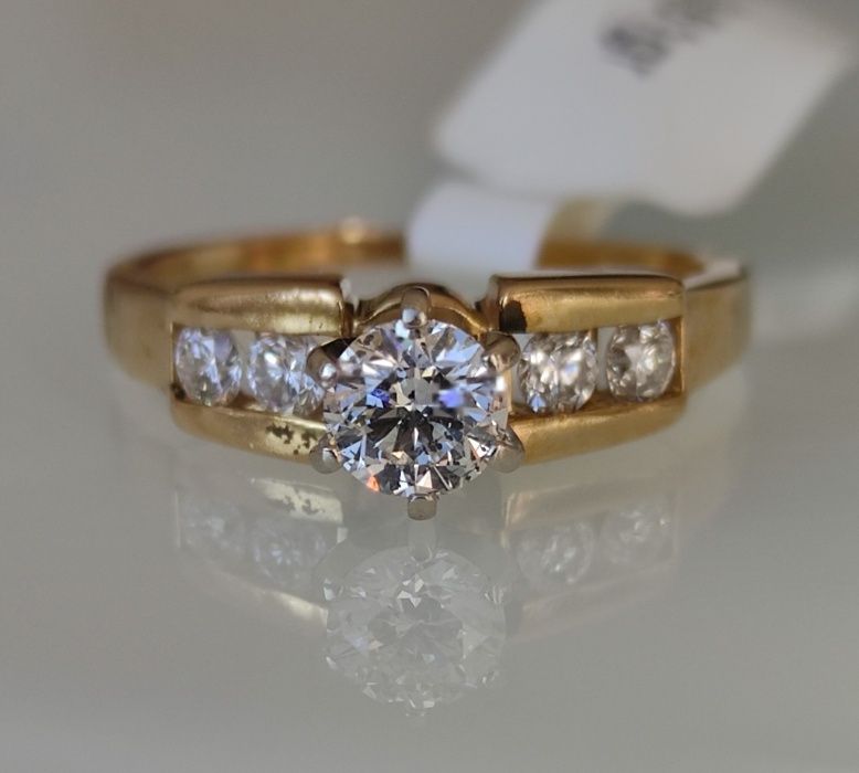 Inel logodna cu diamante 14k 0.88ct