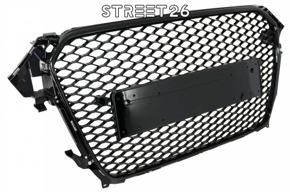 Grila Audi A4 B8 Facelift (2012-2015) RS4 Design Negru Lucios