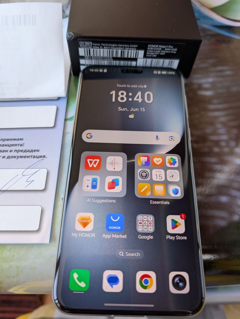 Honor Magic 7pro 512GB 12GB RAM