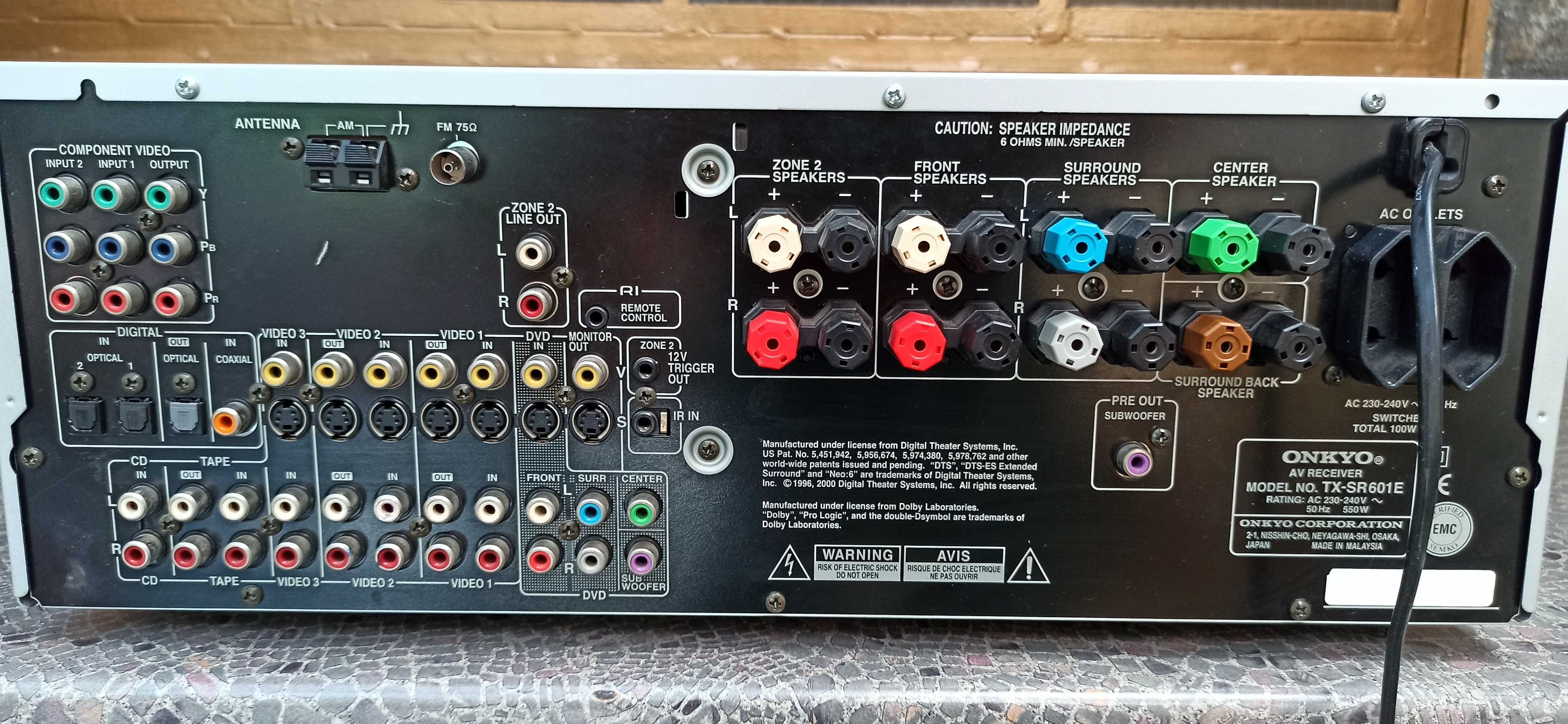 Onkyo TX-SR601E ресийвър