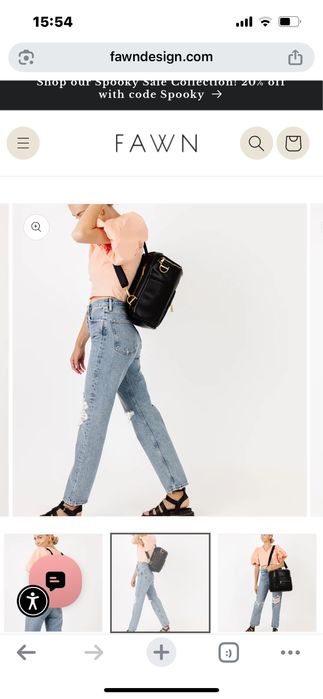 Fawn design чанта за бебешка количка