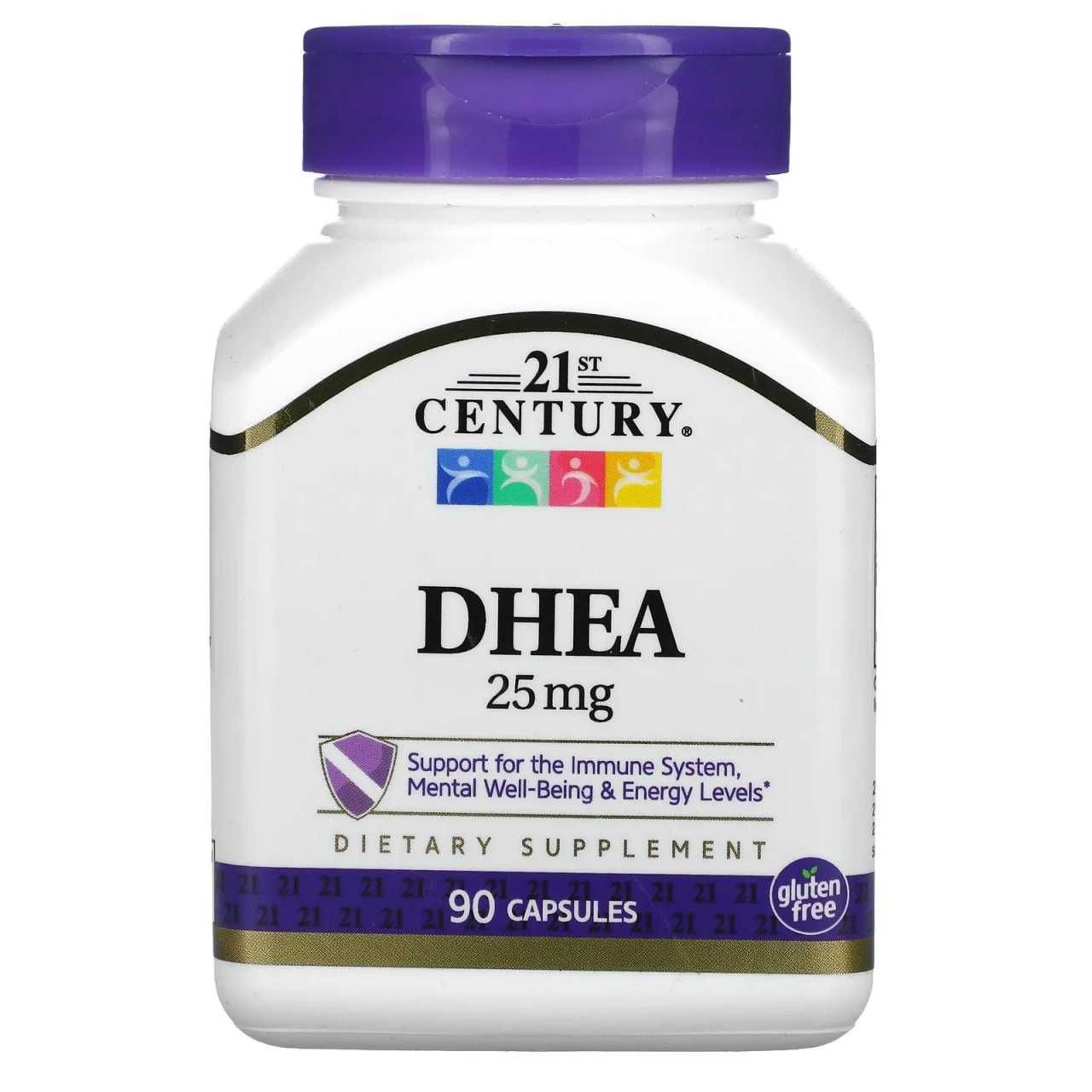21st Century, DHEA 25 мг, 90 капсул  ДХЕА 25мг.  ДХЭА 25мг.