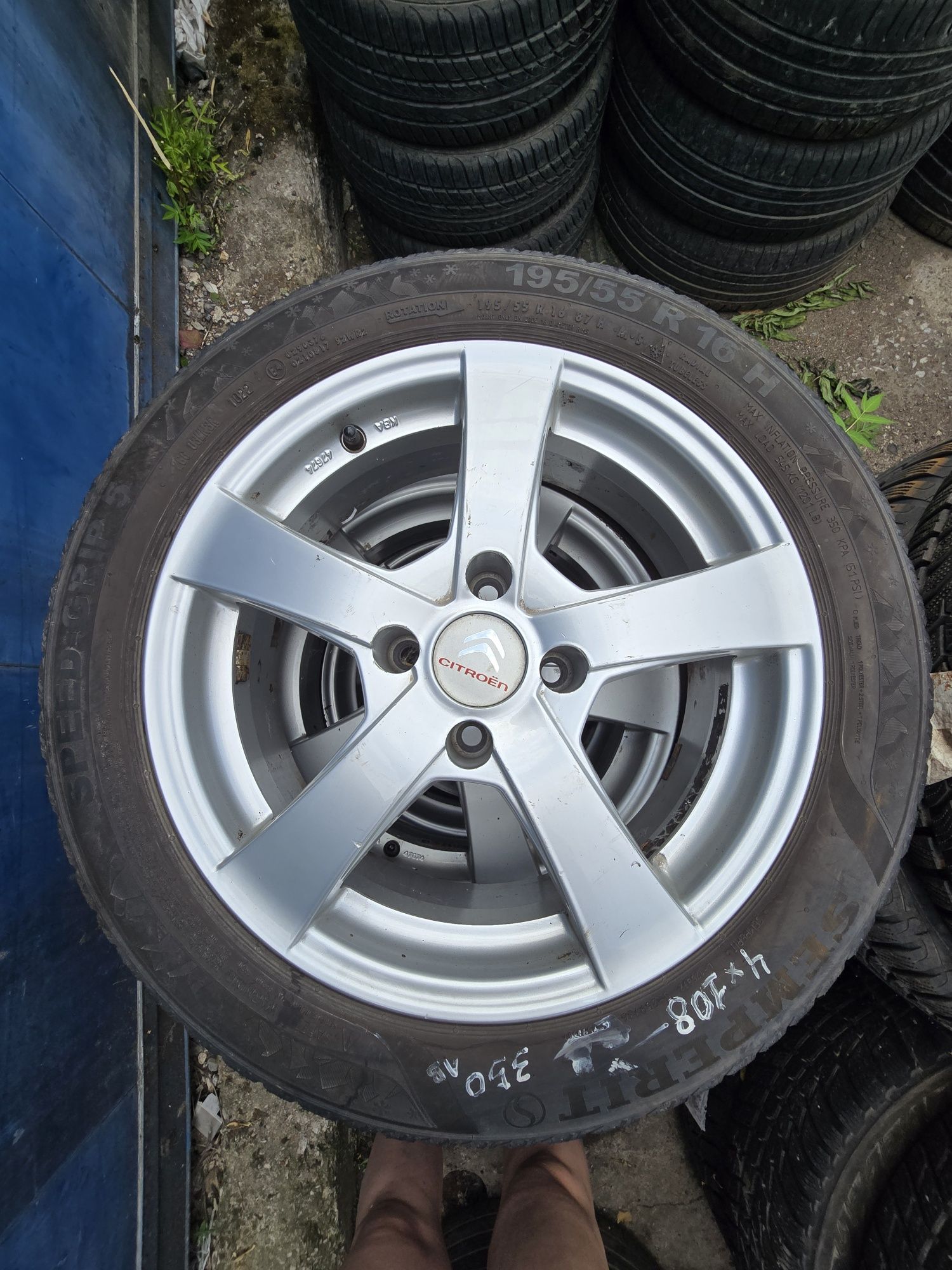 Ляти джанти с гуми за Citroën 4×108