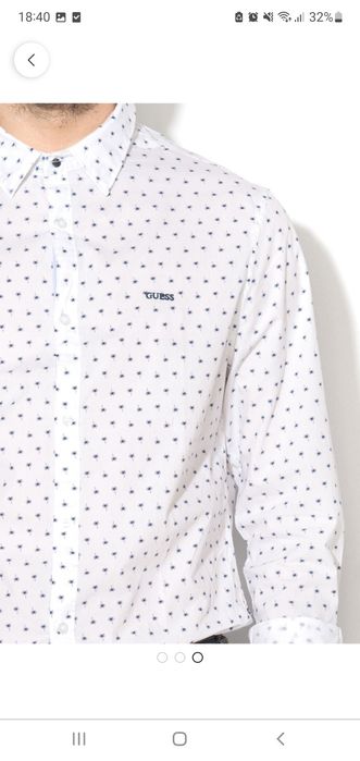 Camasa barbat Guess slim Fit Noua marime M ( merge si S)