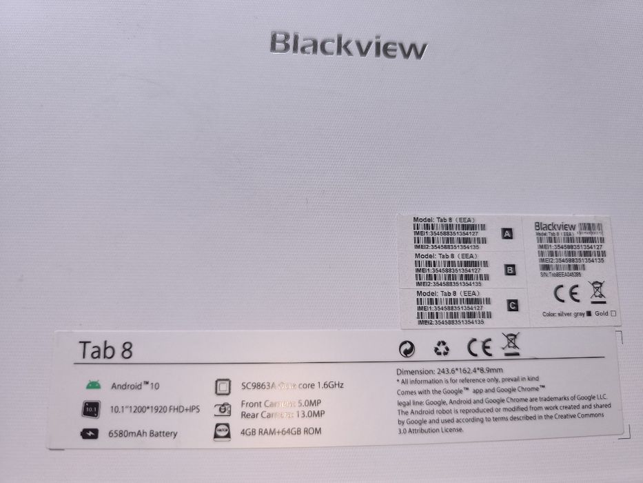 Таблет Blackview Tab 8