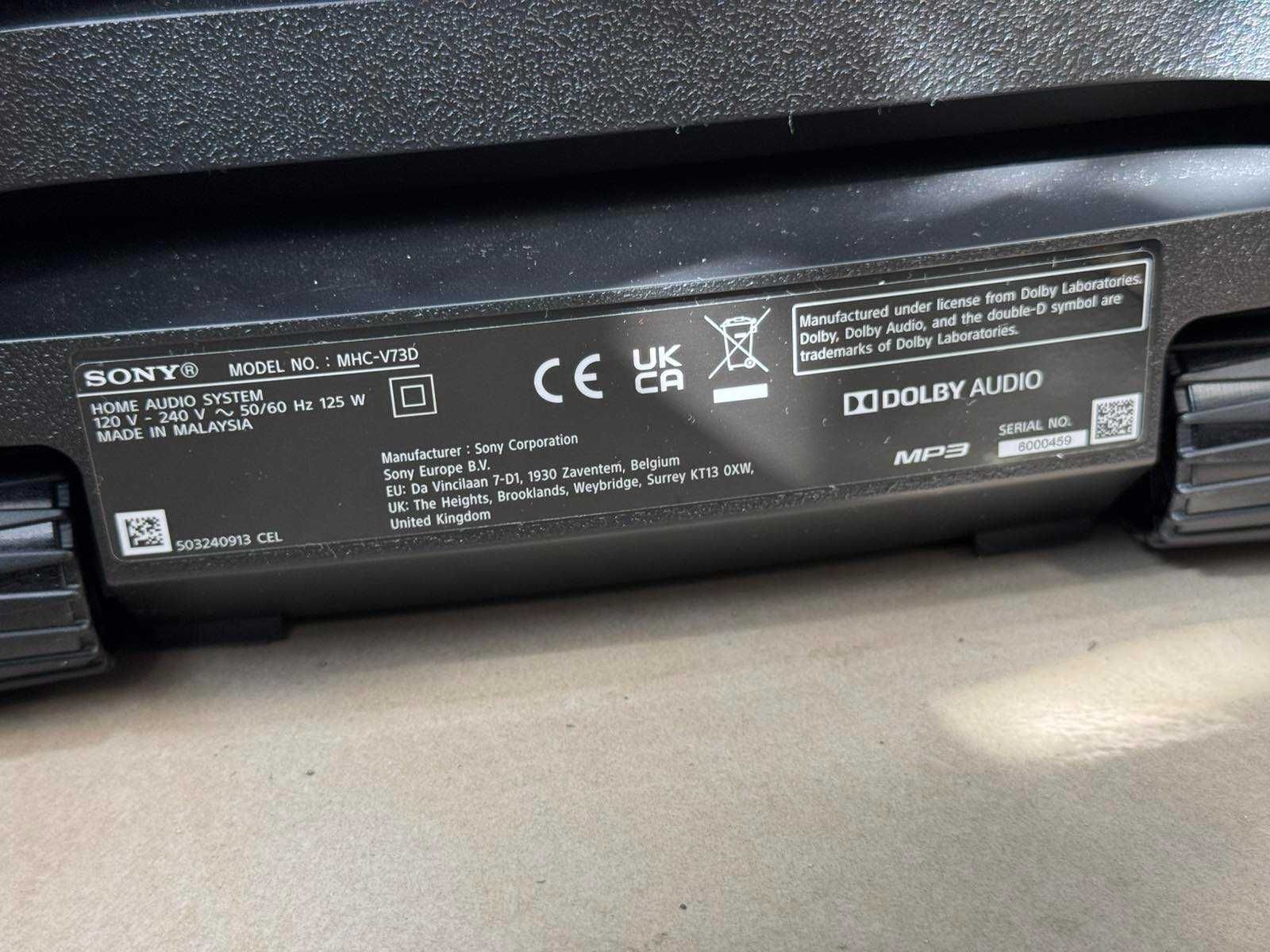 НОВА! Гаранция! Аудио система SONY MHC-V73D