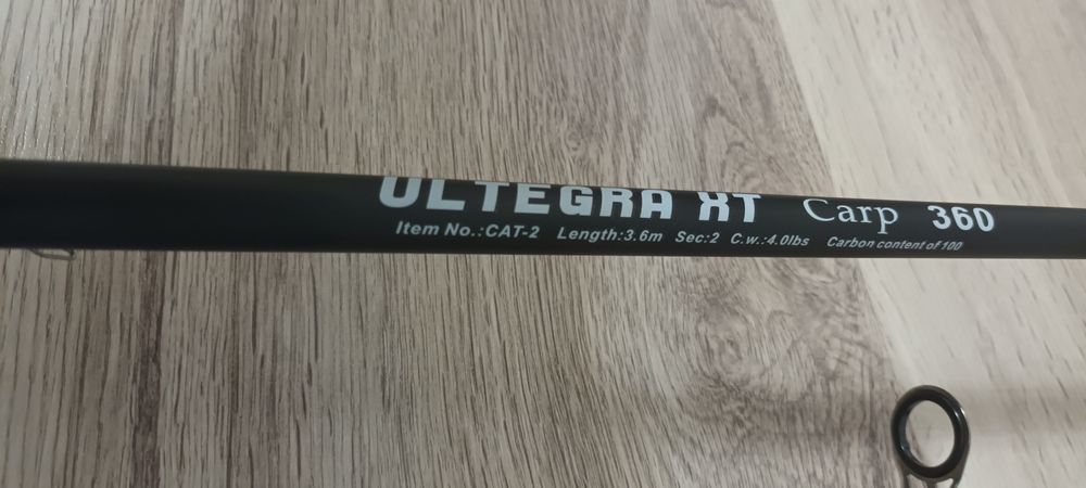 SET 4 Lansete WindBlade ULTEGRA XT CARP 3.6m,2 tronsoane,Carbon 100%