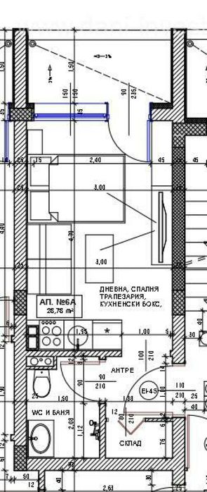 Продава се Едностаен апартамент в Поморие - 40 кв.м за 1490 €/кв.м - Снимка #1
