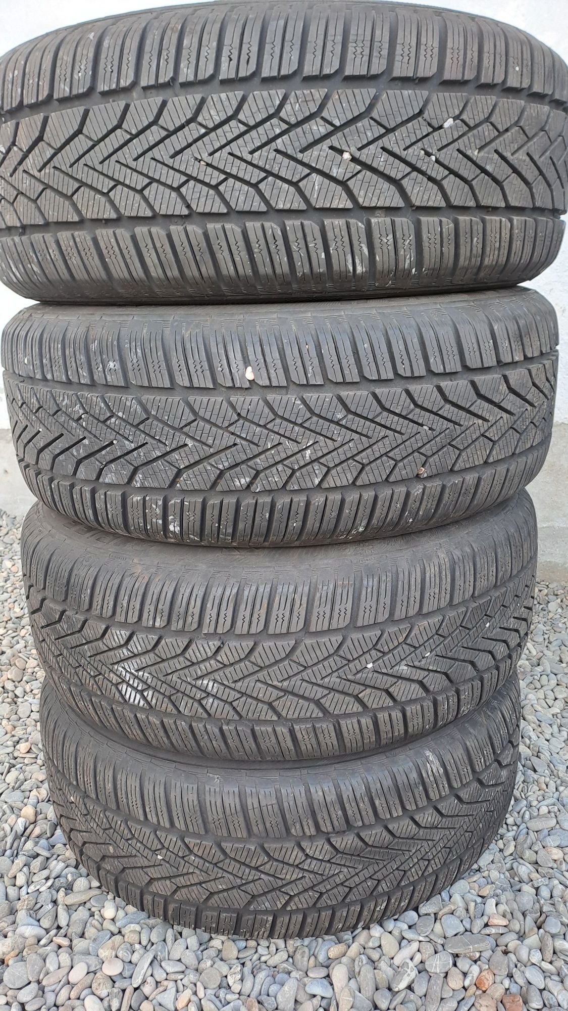 Anvelope iarna 215 55 r16 + jante originale Ford
