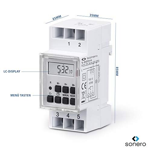 Temporizator siguranta releu sina digital Sonero 16A 3600w