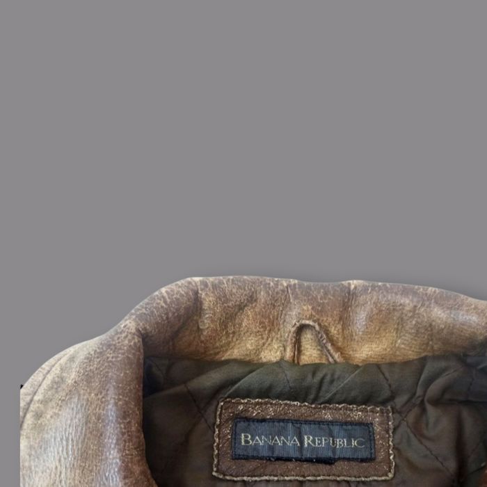 АРЗОН НАРХДА кожаная куртка американской фирмы "Banana republic"