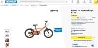 Bicicletă 16'' 500 Robot Copii - Decathlon