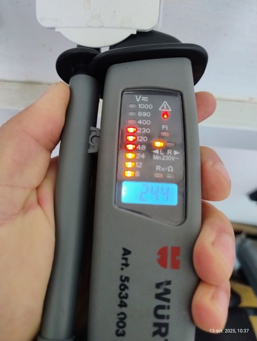 Tester tensiune Wurth, polaritate , testare RCD 30ma