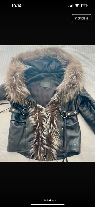 Ceaca piele cu blăniță