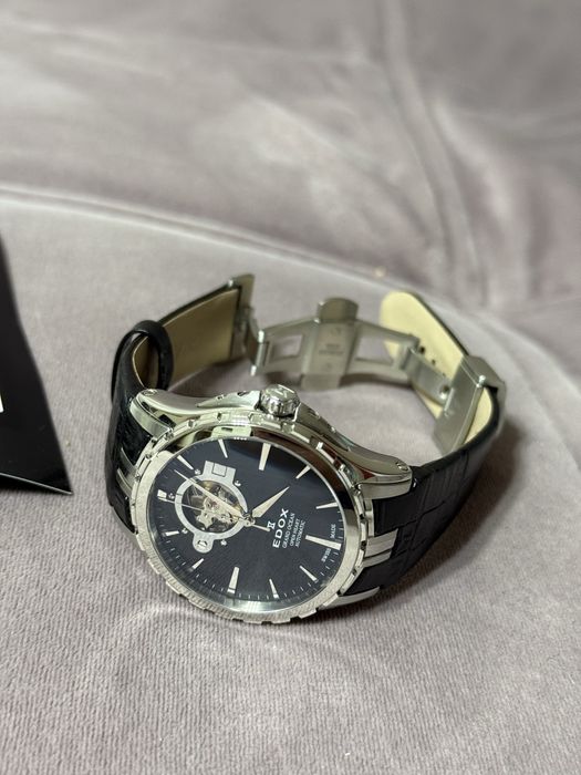 Edox Grand Ocean Open Heart Automatic 85008 cu garantie!
