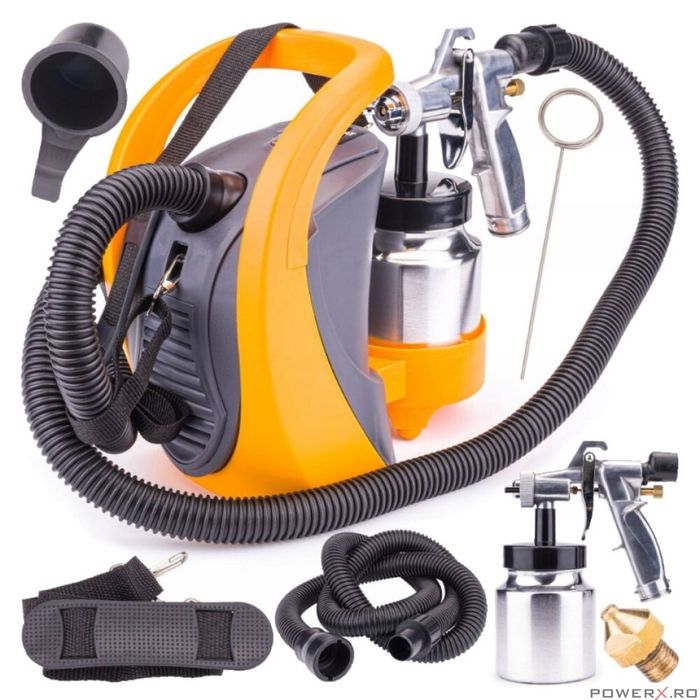 Pistol pentru vopsit electric, 650 W Duza 1mm, Powermat