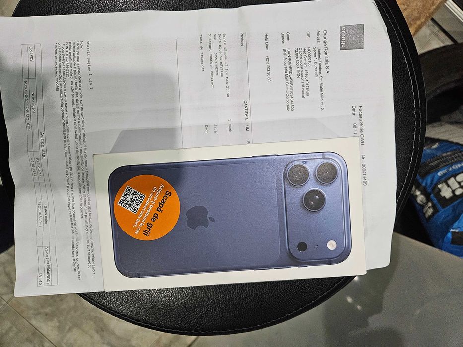 iPhone 17 ProMax 256 gb