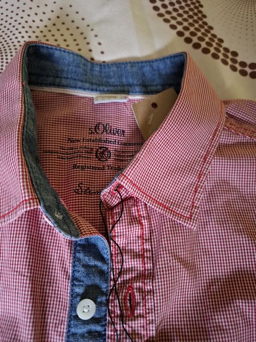 Cămașă bărbați s'Oliver nouă originală