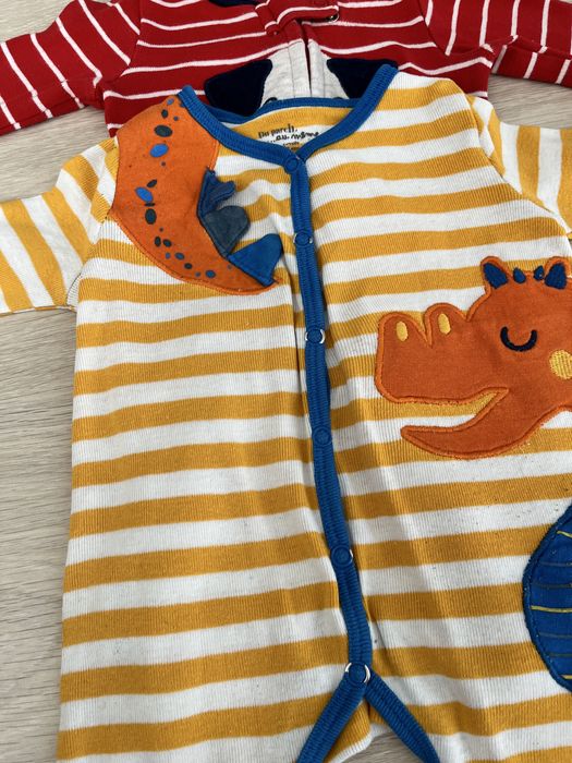 Set 3 salopete de bebelus, marime 56, unisex, Carter's