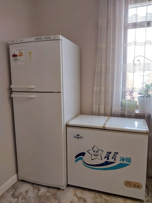 Продается б/у холодильник и морозильник