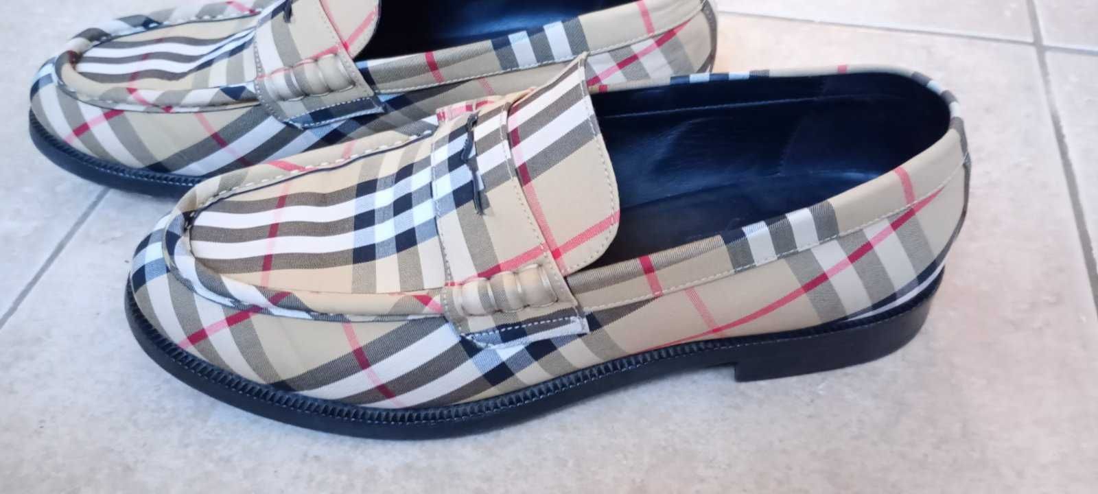 Мъжки луксозни обувки Burberry / Made in Italy/ Предложете цена!