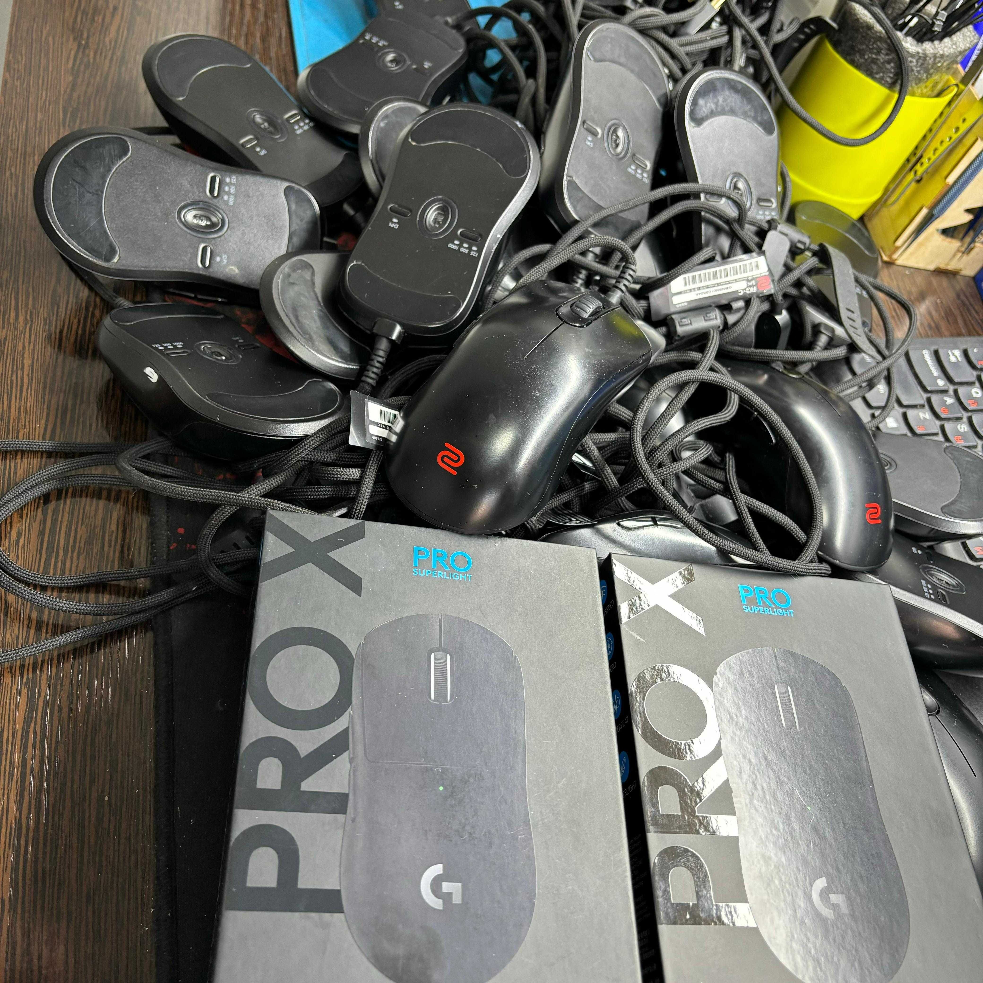 Ремонт мышек и клавиатур. HyperX, Zowie, Logitech, Razer Glorius