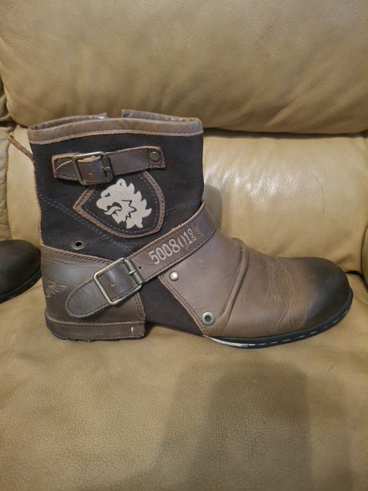 Боти естествена кожа