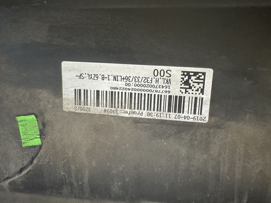 Bara spate Bmw seria 4 model cu senzori de parcare