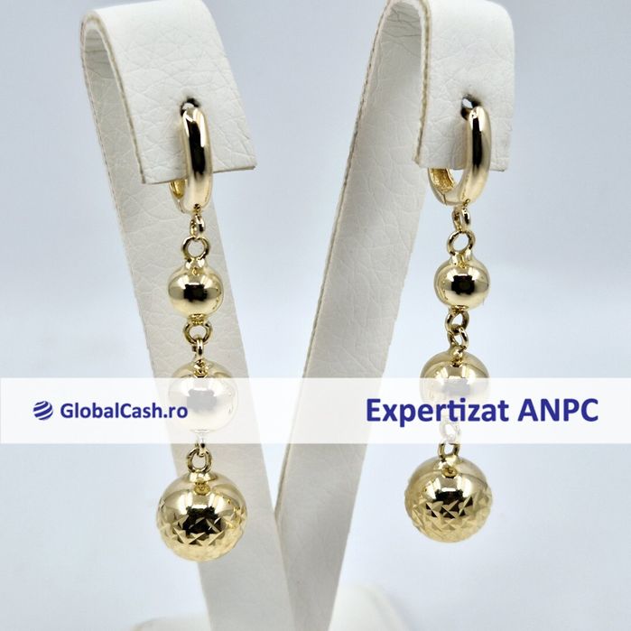 Cercei din aur de 14k, 5.96g | GlobalCash.ro #DR114479
