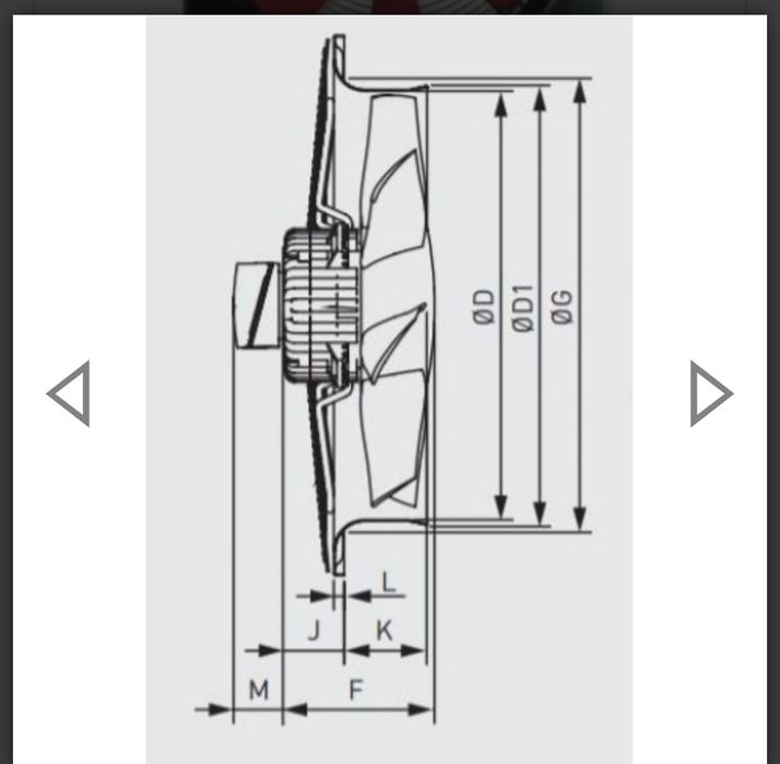 Ventilator incinta 380v-220v nou