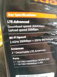 4G+  рутер Tenda Двубандов 5Ghz 2.4Ghz Гигабитови портове.