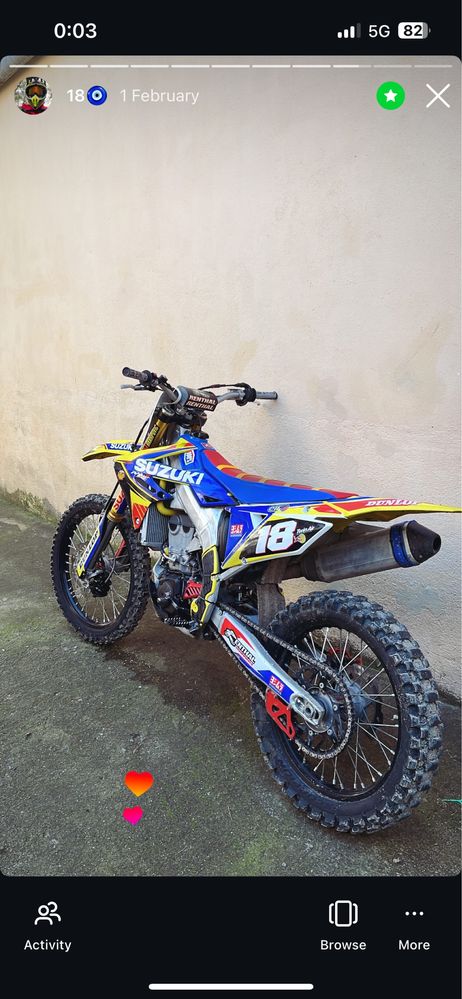 Suzuki rmz 450cc 2021 год