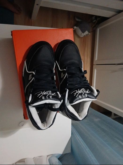 Adidasi Nike Air Flight 89 black&white