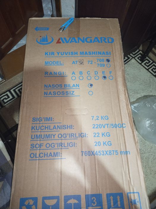Kir yuvish mashinasi avangard
