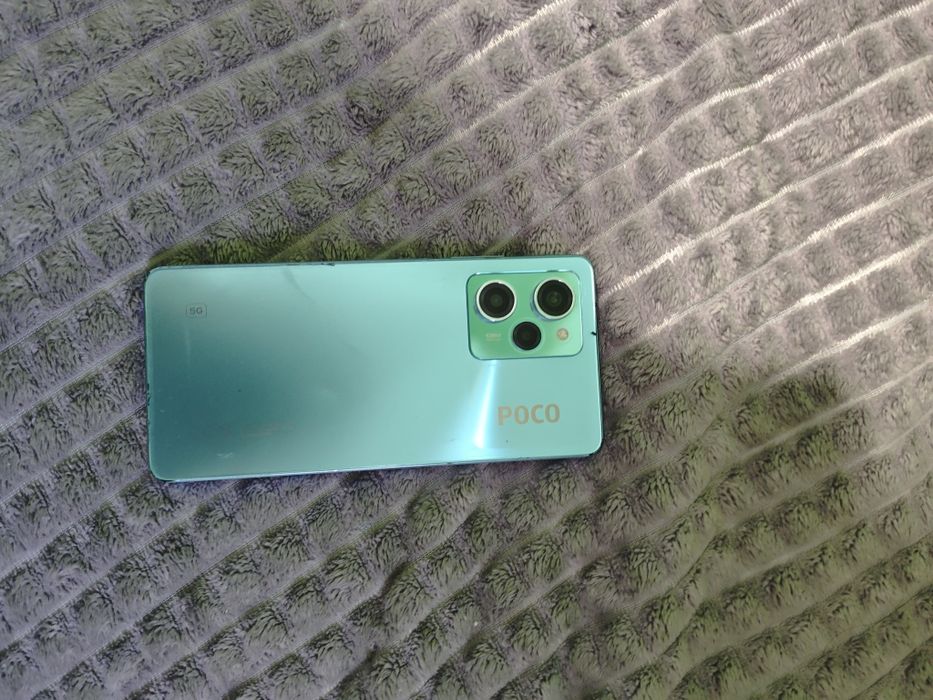 Poco x5 pro в синем цвете