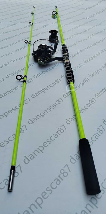 SET Lanseta WB fibra sticla plina 3m cu Mulineta FL HP5000 7 rul