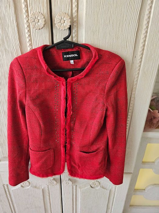 Дамско сако червено Kensol