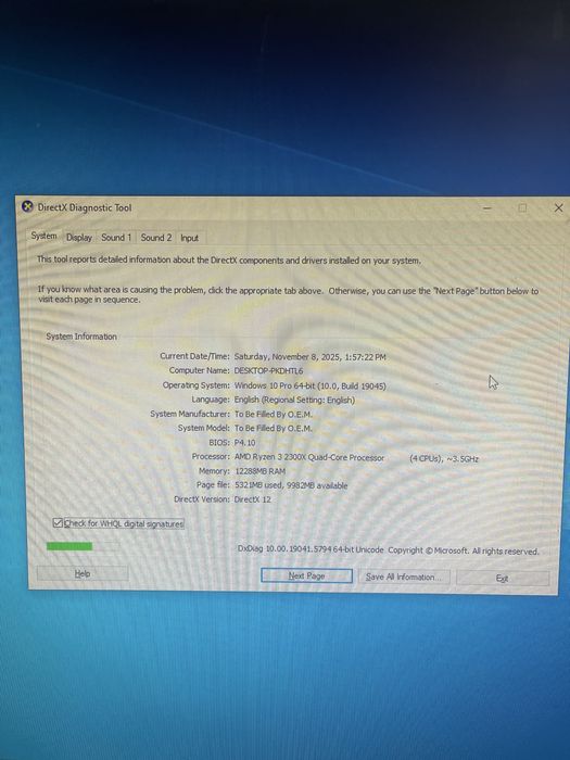 Pc ryzen 3 2300x gtx 1050ti