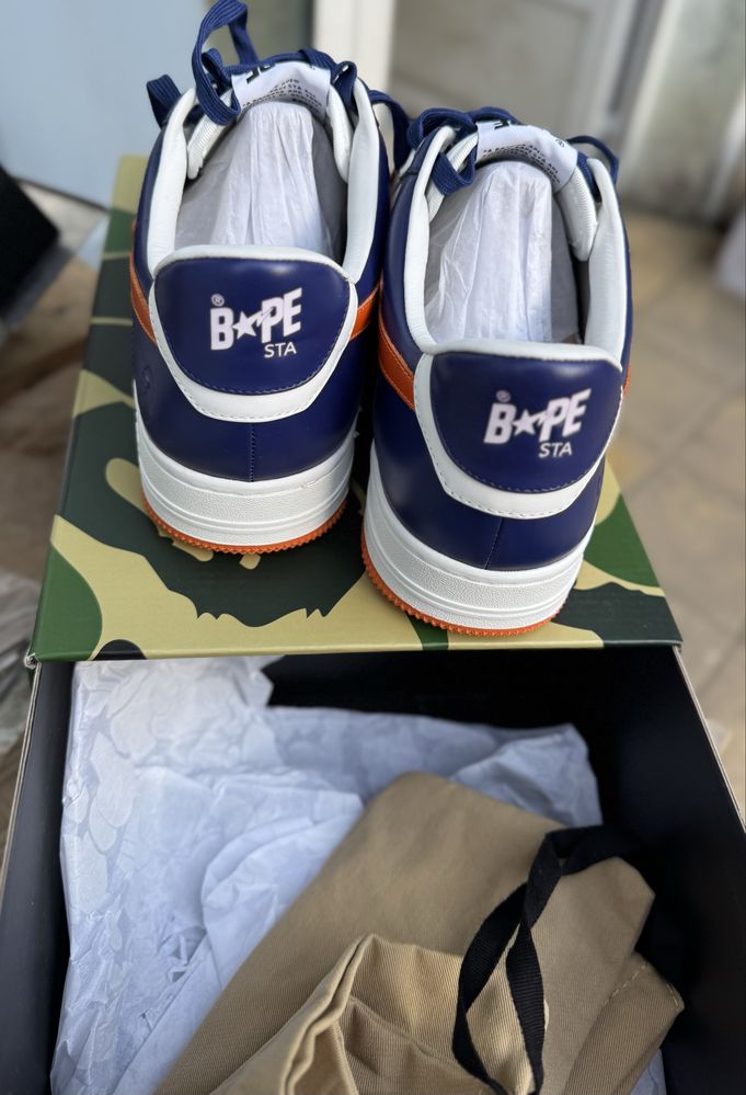 A BATHING APE® BAPE Sta Leather Sneaker