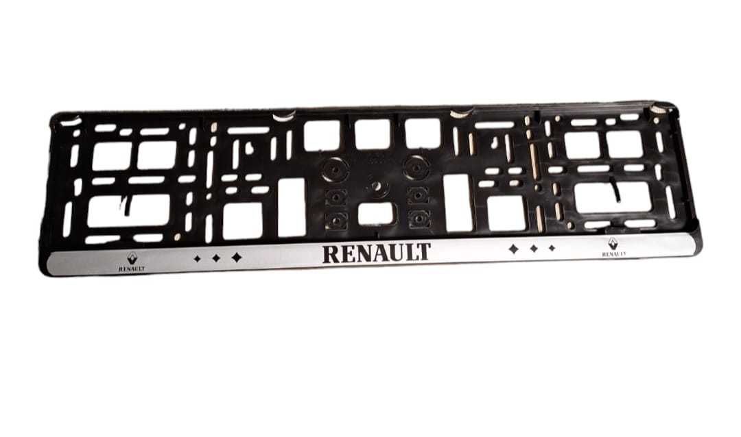 Set 2 suporti numar inmatriculare, Renault, 52.5 X 13.5 cm
