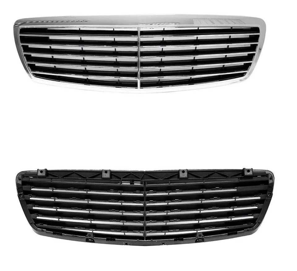 Решетка Мерцедес 211 Нова Хром Mercedes w211 Mercedes 02-06