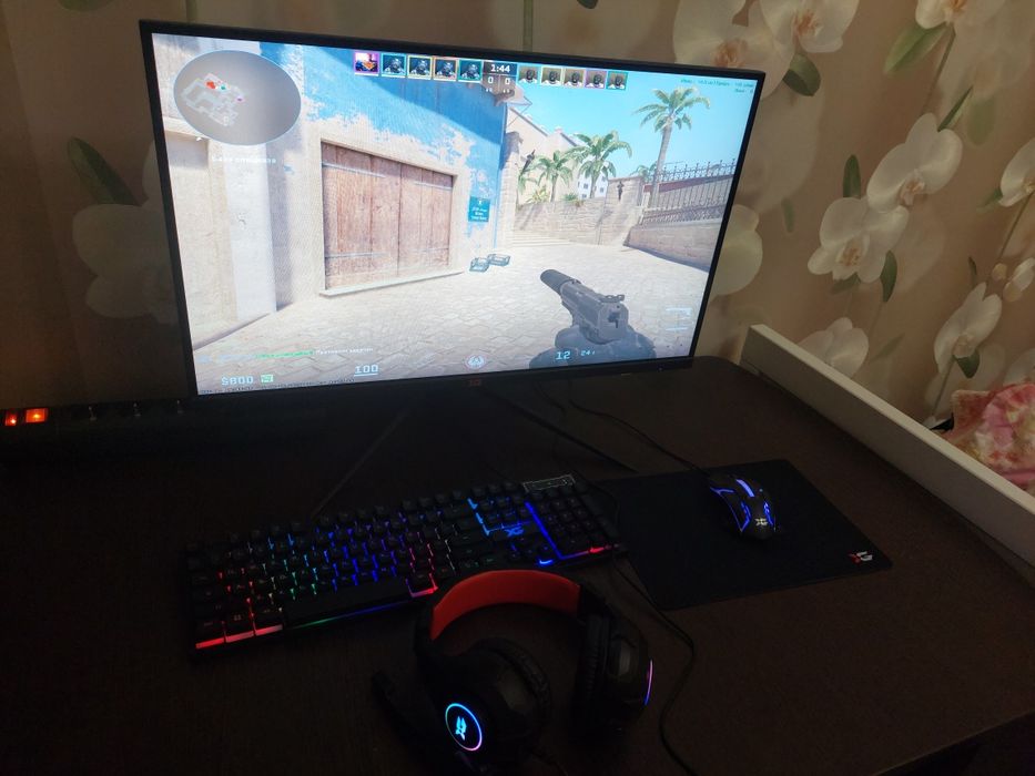 Игровой комплект | Ryzen 5 2600 + GTX 1650 Super | Монитор 27" 144 Гц