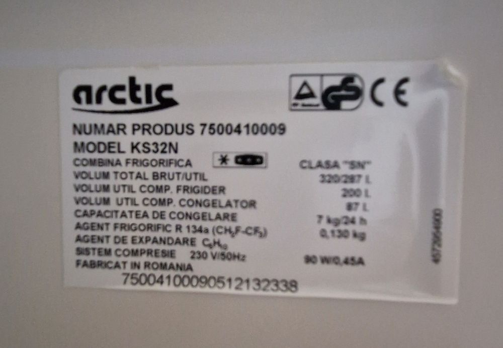 Combina frigorifica Arctic