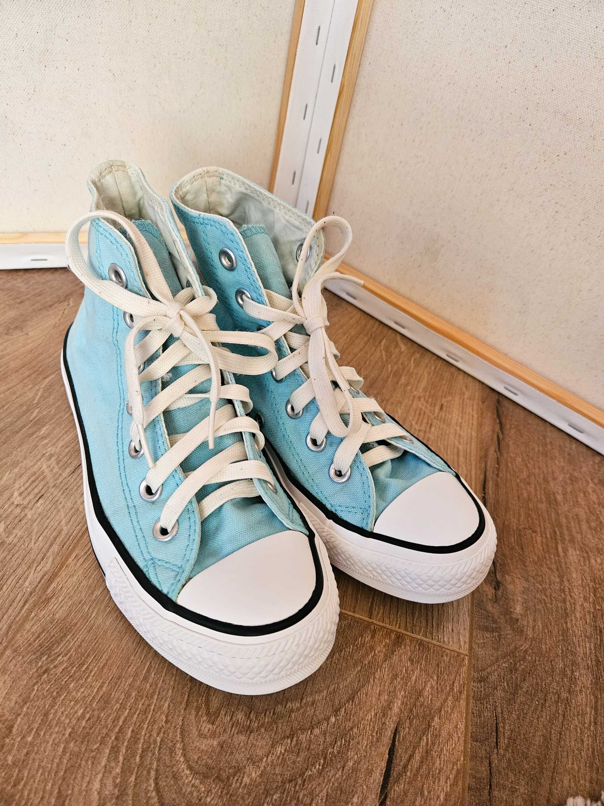 Високи кецове Convers, светло сини. Размер -36ти.