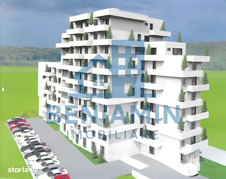 2 camere - etaj 2 -Bloc Nou- Incalzire in pardoseala - Parcare